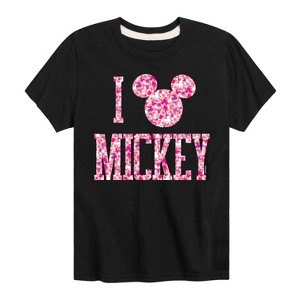 Boys' - Disney - I Love Mickey Short Sleeve Graphic T-Shirt - 1 of 4