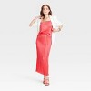 Women's Textured Satin Cami Blouse - A New Day™ - 4 of 4