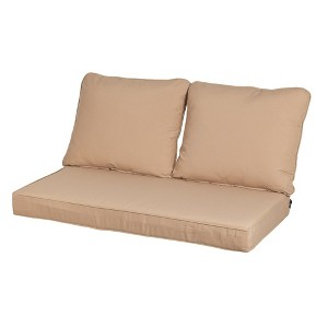 Aoodor Deep Seating Bench Loveseat Cushions Set - Set Of 3 - 1 of 4
