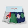 Toddler 3pk Nutcracker Argyle Crew Socks - Cat & Jack™ - 2 of 3