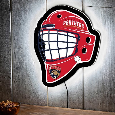 Evergreen Ultra-Thin Edgelight LED Wall Decor, Helmet, Florida Panthers- 15.6 x 19 Inches Made In USA