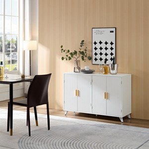 Bella Depot Sideboard Buffet Cabinet with Removable Shelves - 1 of 4