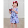 RuffleButts Girls Knit Short Sleeve Twirl Dress - 3 of 4