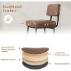 Nasitip 2PACK Bar Stools Set, 26" Faux Leather Counter Height Bar Stool with Back, Metal Legs, Barstool Chairs Set - 4 of 4