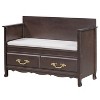 VYNXARIA Bench with Removable Cushion,Entryway Bench with Hidden Storage for Entrance and Living Room,Shoe Storage Bench with Back - 3 of 4