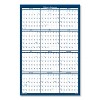 Recycled Poster Style Reversible/Erasable Yearly Wall Calendar, 32 x 48, White/Blue/Gray Sheets, 12-Month (Jan to Dec): 2026 - 2 of 3
