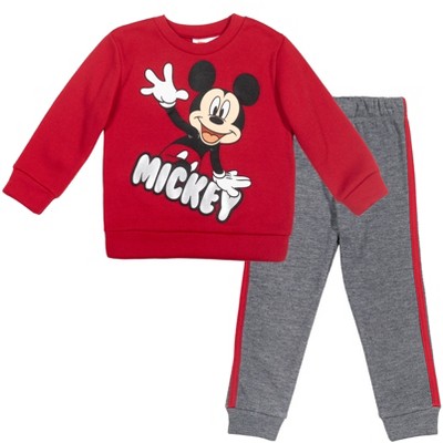 Ages 6-9mos & 18-24mos Short Sleeved Top & Long Bottoms Mickey Mouse Pyjamas 