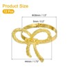 Unique Bargains Decorative Wear Resistance Napkin Rings for Decoration Adornment Wedding 12 Pcs - 2 of 4
