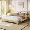 Platform Wood Bed Frame with Wooden Slat and Metal Slat Support, without Headboard, No Box Spring Needed, Easy Assembly - 2 of 4