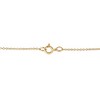 Haus of Brilliance 10K Yellow Over Silver 1/4 Cttw Champagne Diamond Filigree Cross Pendant - 3 of 4