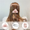 24 Pack Hair Clips for Styling Sectioning Metal Duck Bill Clips for Women, Alligator Hair Clip for Long Curl Thick Hair - 4 of 4