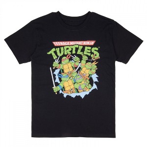 Mens Teenage Mutant Ninja Turtles Heroes in a Half Shelf T-Shirt - 1 of 3