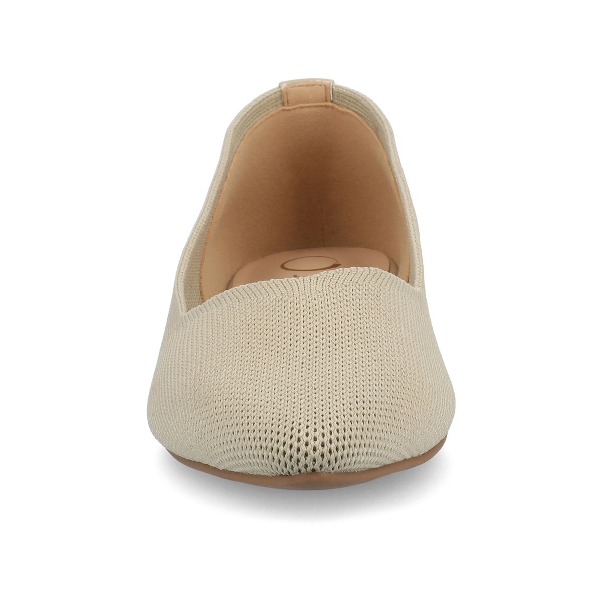 Женские платья Journee Collection Journee Women's Minnah Knit Dress Flats, Taupe 8 — фото 6