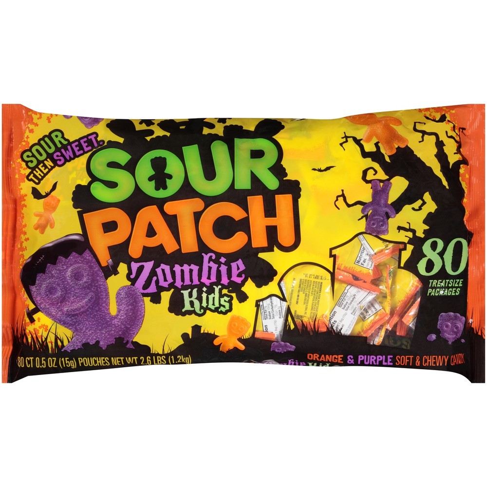 UPC 070462000023 product image for Sour Patch Kids Zombies Treat Size 80ct | upcitemdb.com