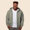 Dalix Astronaut Embroidered Hoodie Fleece Sweatshirt Zip Front Mens - 3 of 4