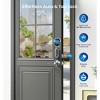 Itopfox Keyless Entry Door Lock with 2 Lever Handles - Electronic Keypad Deadbolt, Auto Lock, Backlit & Easy Install Design, Front Door Handle Set - 3 of 4