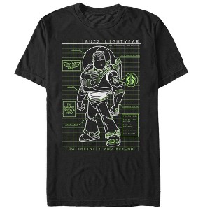 Men's Toy Story Buzz Lightyear Diagram T-Shirt - 1 of 4
