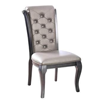 2pk Samantha Tufted Scrolled Back Side Dining Chair - HOMES: Inside + Out