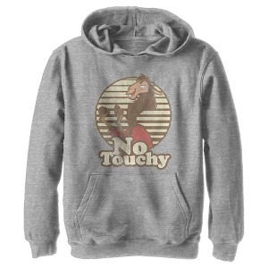 Boy's The Emperor's New Groove Kuzco No Touchy Pull Over Hoodie - 1 of 3