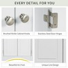 NicBex 31.5 Inch Bathroom Corner Cabinet with Doors and Shelves for Dining Room,Bathroom,Kitchen - 4 of 4