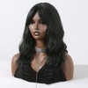 Jessie's Wig 16 Inch Wavy Bangs With Wig Short Synthetic Hair Green Color 1 Pc/Pack - 2 of 4