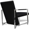 vidaXL Cube Armchair Black Faux Leather - 4 of 4