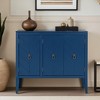 Accent Storage Cabinet with Doors and Adjustable Shelves,Free Standing Buffet Cabinet with Storage,Wooden Sideboard Cabinet - Leovsnove - 2 of 4
