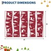 Christmas Area Rugs, Christmas Rugs with Xmas Tree Reindeer Snowflake for Holiday Decor,Low Pile Washable Rug for Dining Room, Bedroom - 2 of 4
