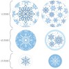 Big Dot of Happiness Blue Snowflakes - Winter Holiday Party Giant Circle Confetti - Party Decorations - Large Confetti 27 Count - 2 of 4