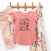 The Juniper Shop Hello Summer Chart Toddler Flutter Sleeve Tee - 2 of 2