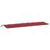 vidaXL Garden Bench Cushion Wine Red 78.7"x19.7"x2.8" Oxford Fabric - 2 of 4