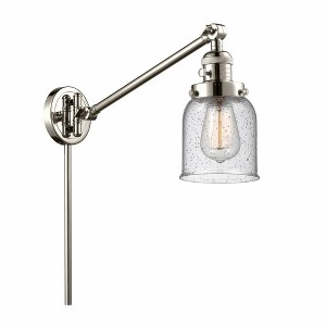 Bell - 1 Light Swing Arm Wall Sconce In Industrial Style-25 Inches Tall and 8 Inches Wide - 1 of 1