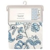 The Lakeside Collection Cotton Duck Jacobean Floral Shower Curtain - 2 of 3