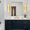 CityFurn 20" Modern LED Wall Sconce With Alabaster Shade - 3 of 4
