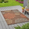 Outdoor Rug, Patio Woven Rug Mat, 90x63 Inch Outdoor Carpet, RV Camping Picnic Rug, Outside Outdoor Area Rugs For Balcony Deck Backyard Patio - 4 of 4