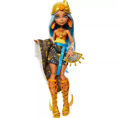 Monster High Skulltimates Secrets Fearidescent Cleo De Nile Fashion Doll, image 5 of 7 slides