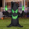 Gemmy Airblown Inflatable Spooky Black Tree with Micro Lights, 7 ft Tall, - 2 of 4