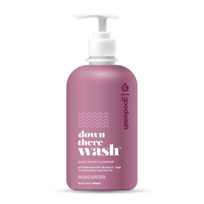 Goodwipes Down There Wash - Rosewater - 8.5oz