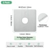 Unique Bargains Self-Adhesive Durable Multipurpose Easy Installation Escutcheon Plate 2 Pcs - 3 of 4