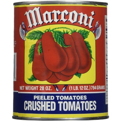 Marconi Peeled Tomatoes Crushed Tomatoes - 12 pack, 28 oz