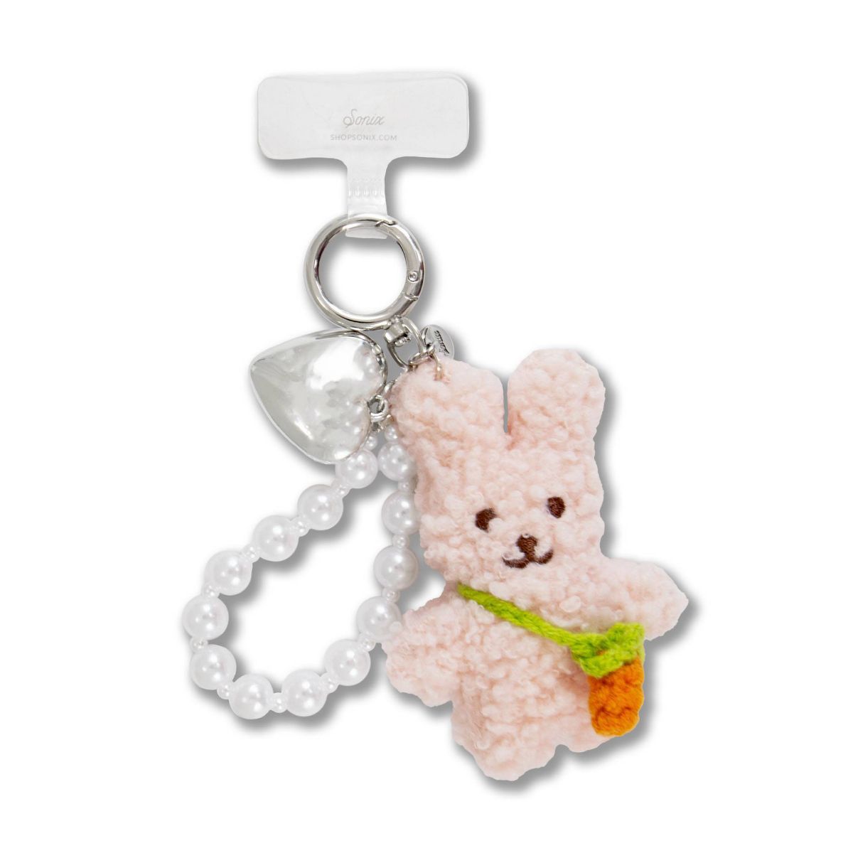 Sonix Phone Wristlet with Plush Animal - Bunny