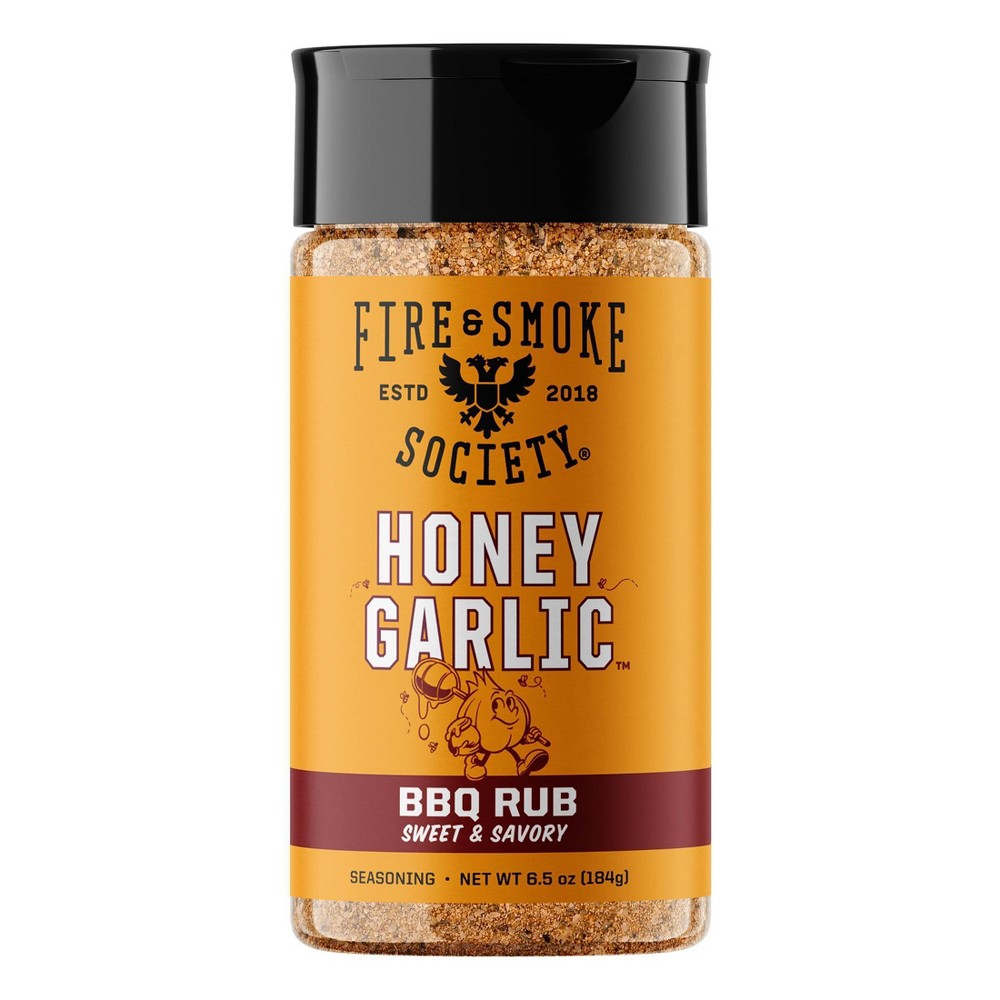 Fire & Smoke Society Honey Garlic Sweet BBQ Rub - 6.5oz
