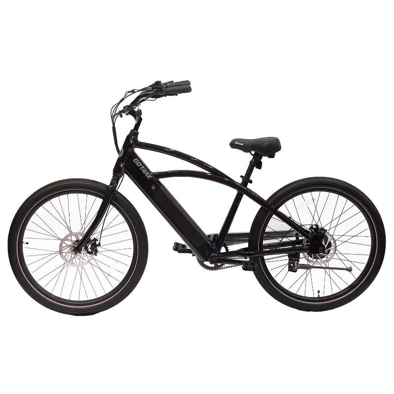 GOTRAX Adult Shoreline 27.5&#34; Step Over Electric Cruiser Bike - Black, 3 of 5