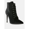 Bornsta Velvet High Heeled Velvet Boots - image 2 of 4