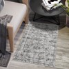 5*7ft Washed Back Low Pile Area Rug for Living Room, Washable Rugs for Bedroom, Hallway Runner, Large Non-Slip Carpet for Kitchen Dining Room (Grey) - 3 of 4