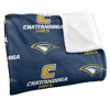 University Of Tennessee At Chattanooga Logo Pattern Silky Touch Blanket White 50x60 - 3 of 4