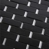 Home Mart Goods Black Non-Slip Bottom Quick Dry Foldable Natural Bath Mat - 16.54" x 22.83" - 3 of 4