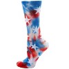 Memoi Women's Americana Ribbed Half Cushion Crew Socks - 4 of 4