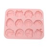 Unique Bargains Candy Making Moulds 12-Cavity Zodiac Signs Candy Mould Set Hand Wash 8.43"x6.65"x0.83" 1 Pc - 3 of 4