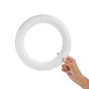 4 Pack Foam Wreath Rings for DIY Crafts Art Modeling, White, 10 x1.55 inch